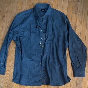 johnnie-O Dark Blue Crenshaw Button Down Shirt